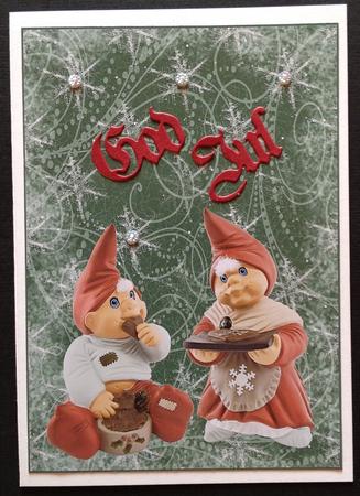 Snow Flurry A4 Backing Paper - Rich Shade by Gitte Jensen