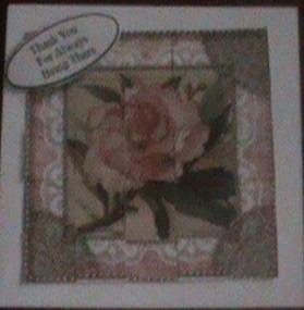 Pink Peony 5inch 3D Paper Weaving Sheet by Glennis Mitchell