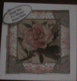 Pink Peony 5inch 3D Paper Weaving Sheet by Glennis Mitchell