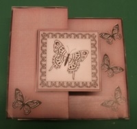 Big Butterfly - No-Hole Fold Back Card by Glennis Mitchell