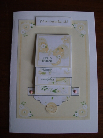 Happy Spring Waterfall Card Mini Kit by Glennis Mitchell