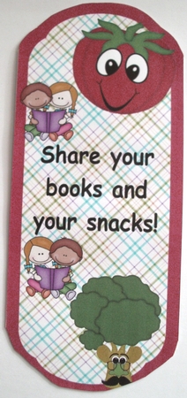 Vegetable Bookmarks Book Marks Children by Glennis Mitchell