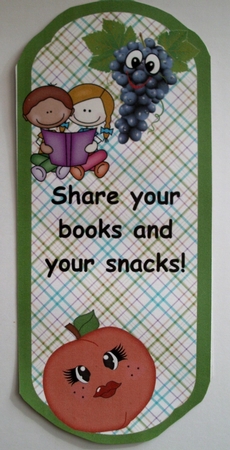 Fruit Bookmarks Book Marks Children by Glennis Mitchell