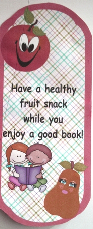 Fruit Bookmarks Book Marks Children by Glennis Mitchell