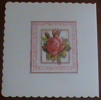 Beautiful Pink roses on a Lattace Frame  by Glennis Mitchell