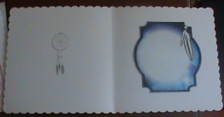 Traditional Native American Dreamcatcher 2 - Pyrimage/Pyramid + Matching Insert & Tag by Glennis Mitchell