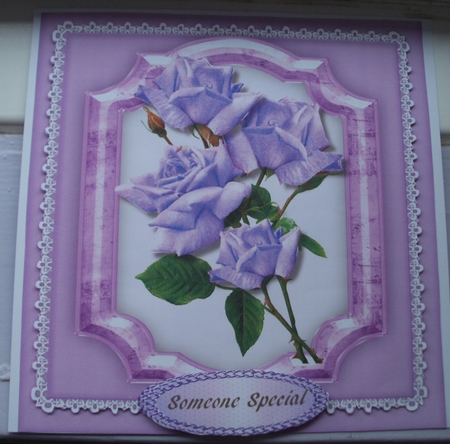 Beautiful Bracket andLilac roses  by Glennis Mitchell