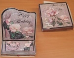 EASEL DRAWER CARD, ENVELOPE, GIFT BOX KIT - ELEGANCE by Glennis Mitchell
