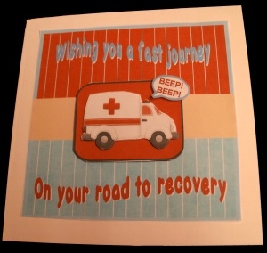 Road to Recovery Get Well Soon Mini Kit by Glennis Mitchell