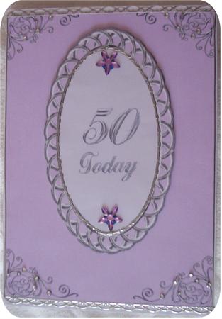 Lilac & Silver 50 Today by Glenys Doyle