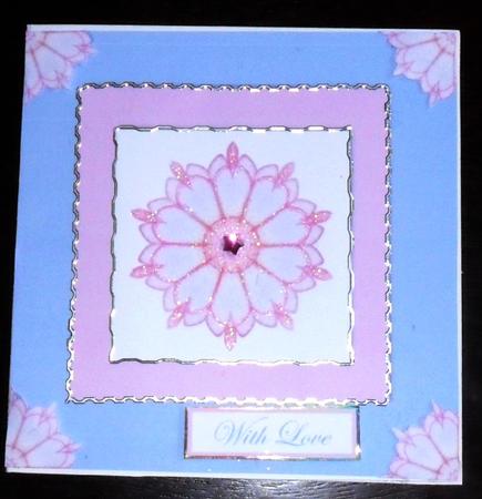 Beautiful Tea Bags with Card Front by Glenys Doyle