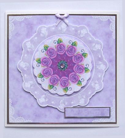 Floral Doily Frame Collection by Glenys Doyle