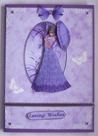 Pretty Butterfly Lace Corners Digital Embellishments by Glenys Doyle