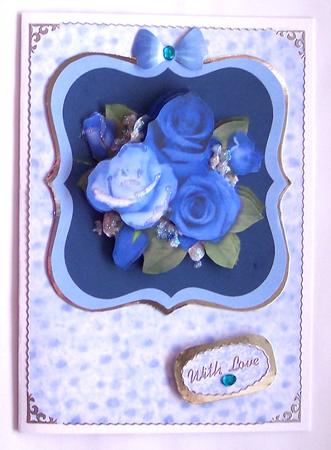 Blue Roses by Glenys Doyle