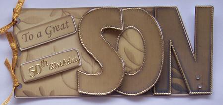 Son Elegant Metallic Book Sheet by Glenys Doyle