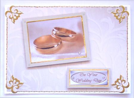 Elegant Metallic Greeting Matching Vellum by Glenys Doyle