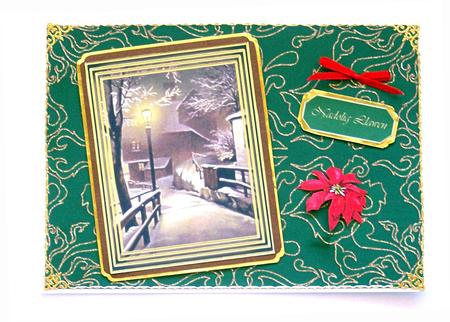 Sumptuous Embroidery Gold on Green by Glenys Doyle