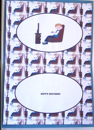 Gaming Boy Landscape Insert by Glenys Doyle