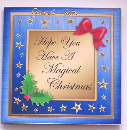 Elegant Christmas Cut and Fold Card by Glenys Doyle