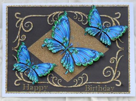Diamond & Blank Card Fronts (set 4) by Glenys Doyle