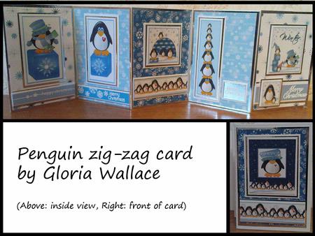 Christmas Cheeky Penquins by Gloria Wallace