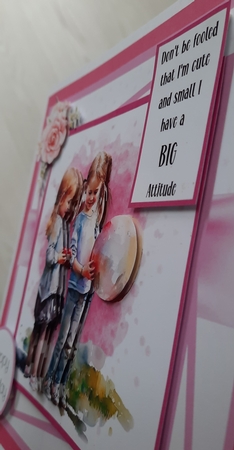 Big Attitude (7x7 inch square card kit) by Glynis Preston