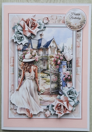 The Garden Walkway 03 Mini Page Kit by Glynis Preston