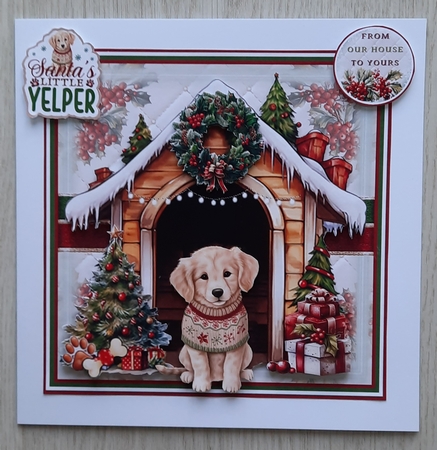 Santas Little Yelper 04 Mini Page Kit by Glynis Preston
