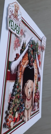 Santas Little Yelper 04 Mini Page Kit by Glynis Preston