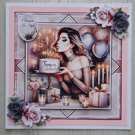 Time To Celebrate 02 Mini Page Kit by Glynis Preston