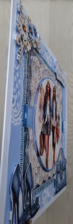 Denim & Lace 16 6x6 Simply Cards  by Glynis Preston