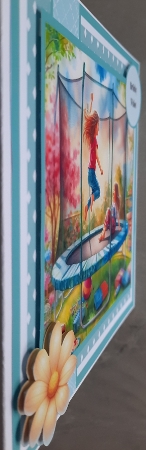 Trampolining Kids by Glynis Preston