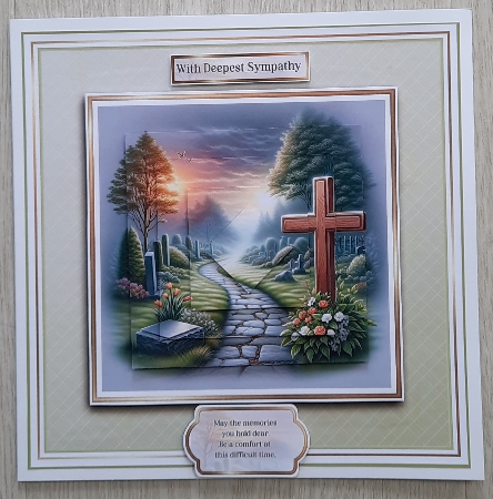 8x8 Memorial Garden Mini Pyramid Kit - x5 A4 Sheets  by Glynis Preston