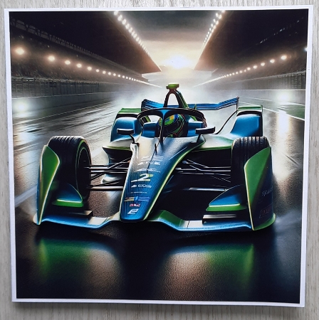 6x6 Formula E 2 Green - Ilustrations for Cardmakers & Designers by Glynis Preston