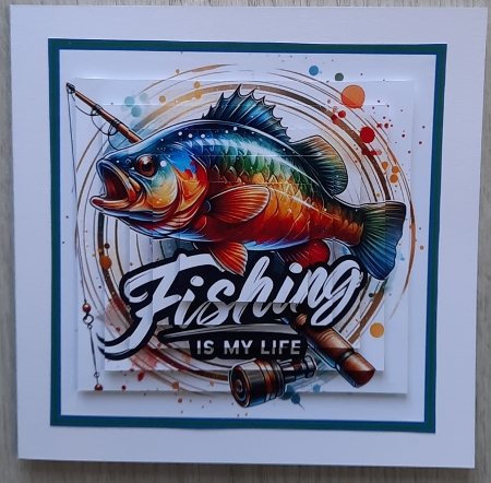 Fishing is my Life pyramid by Glynis Preston