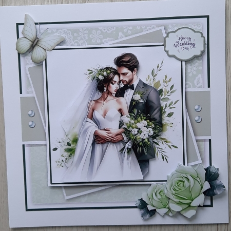 Bride And Groom by Glynis Preston