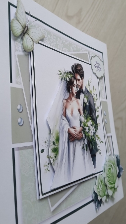 Bride And Groom by Glynis Preston