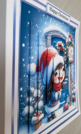 christmas girl 1 by Glynis Preston