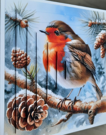 6x6 Christmas Robins 2 - Illustrations for Cardmakers & Designers  by Glynis Preston