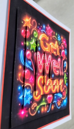 Neon Get Well Soon Toppers. Featured Gallery Photo