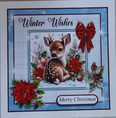 Sweet Christmas Fawn by Glynis Preston