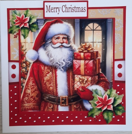 Santa Claus Mini Kit 7x7 by Glynis Preston