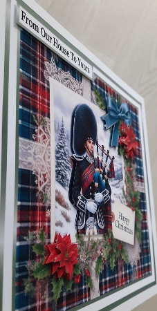 scottish piper christmas 3 by Glynis Preston