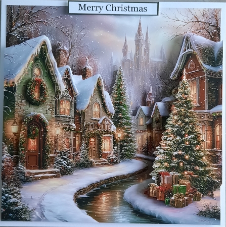 Christmas Village - Illustrations for Cards, Mini kits & Designers by Glynis Preston