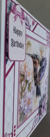 Hummingbird Florals - 6x6 Version by Glynis Preston