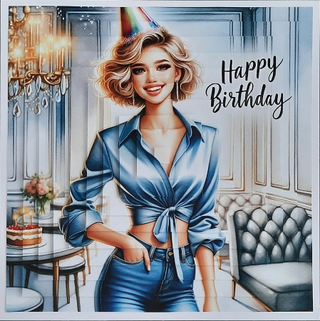 Birthday girl by Glynis Preston