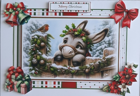 Festive Donkey Mini Kit by Glynis Preston