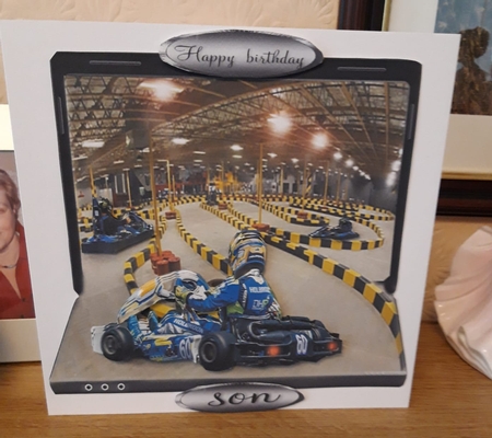 Go-karting by Greta Crosbie