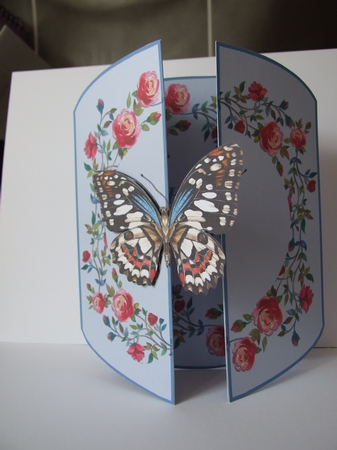 Rambling Roses 3 Panel Gatefold Card Kit - Happy Mothers Day by Guinever Saunders