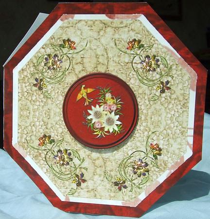 Oriental Octagon Quick Card by GWYNETH GEORGE